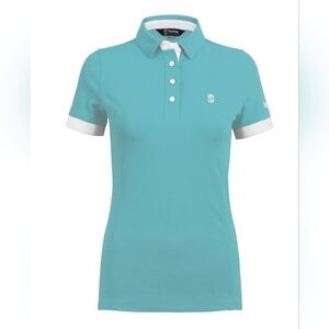 Tredstep- Ladies Performance Polo Shirt/ Color Capri/ NWT/ MSRP $69.00